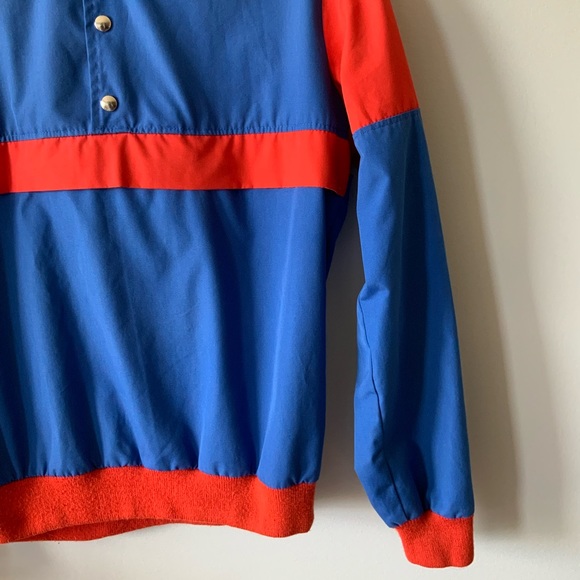 Vintage Windbreaker Jacket with Kangaroo Pouch Pocket - Picture 6 of 14